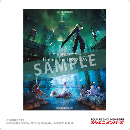 「東京ゲームショウ2026」スクウェア・エニックス公式パンフレットの写真